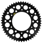 Coroa Aluminio Z 50 YZ 250 99-/YZ 450 03-/WR250 99-/WR 450 03-/YZ 125 99-/TT-R230 05-/XR250TORNADO 01-08 520 PRETO