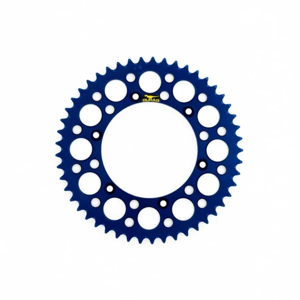 Coroa Aluminio Z 48 YZ 250 99-/YZ 450 03-/WR250 99-/WR 450 03-/YZ 125 99-/TT-R230 05-/XR250TORNADO 01-08 520 AZUL