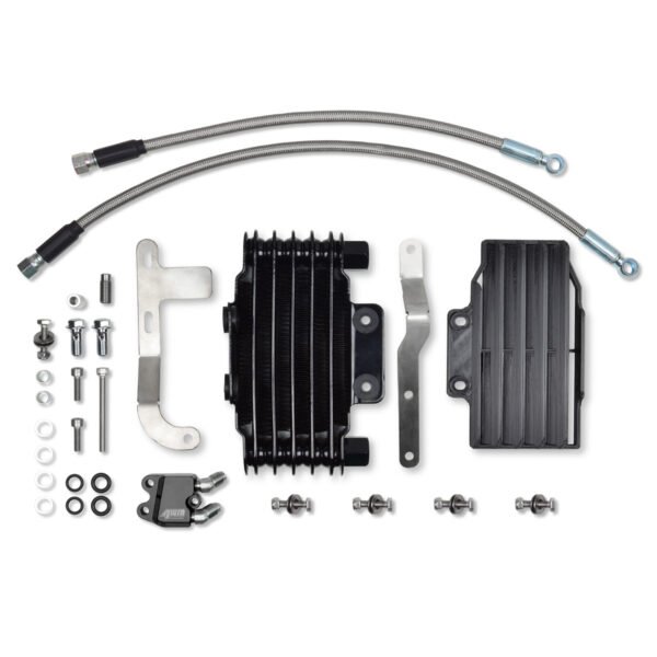 RADIADOR DE OLEO - CRF 250F NACIONAL (SEGUNDA GERACAO) - CONECTOR PRETO