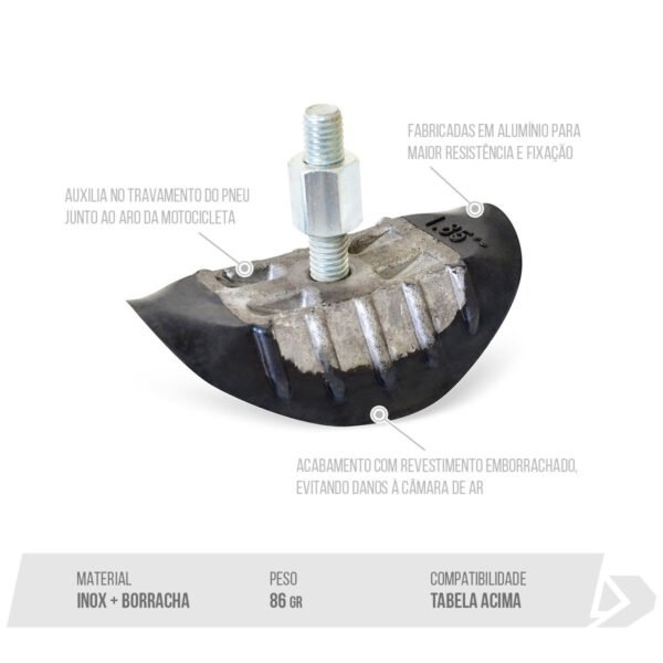 Alternative view of TRAVA PNEU TRASEIRO 2.15 - ALUMINIO