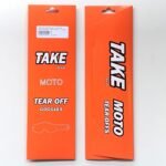 TEAR OFF COMPATIVEL C/ OCULOS LEATT VELOCITY / IRIZ (TODOS) 10 UN TAKE VISION