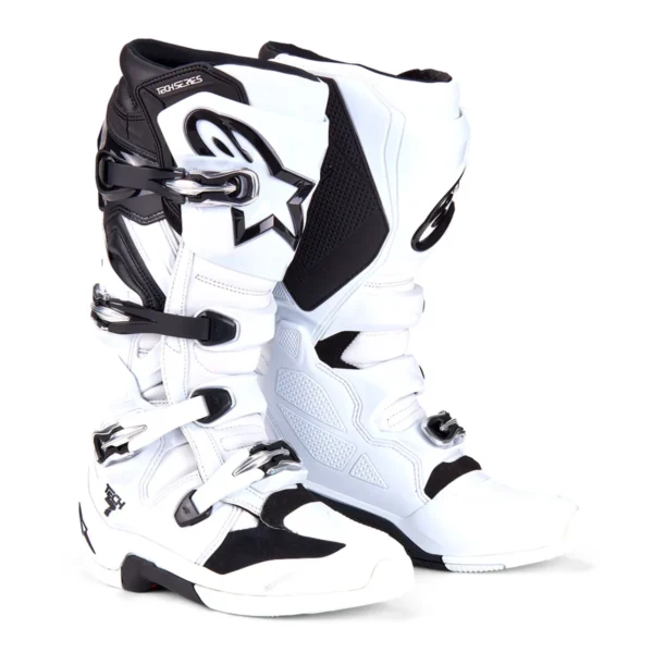 BOTA  ALPINESTARS TECH 7 BRANCO PRETO