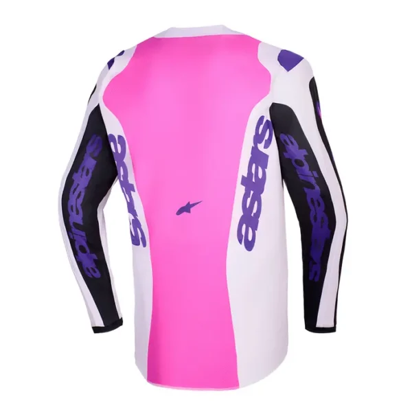 Alternative view of CAMISA ALPINESTARS FLUID GRID PRETO CINZA ROXO G