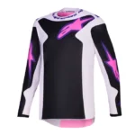CAMISA ALPINESTARS FLUID GRID PRETO CINZA ROXO G