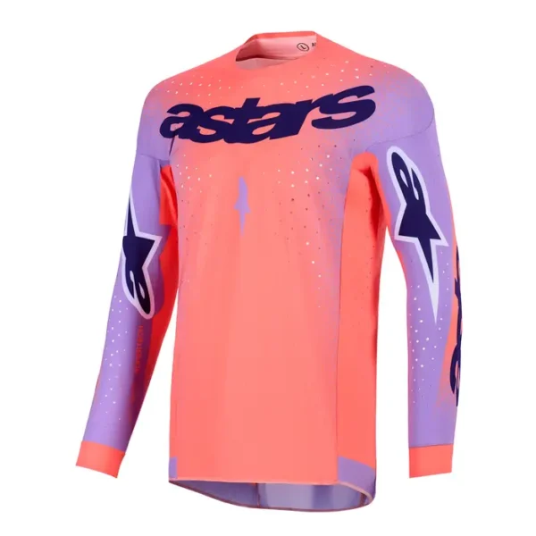 CAMISA ALPINESTARS SUPERTECH SCENZ CORAL ROXO