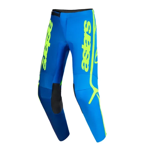 CALCA ALPINESTARS FLUID APEX AZUL AMARELO FLUO 44