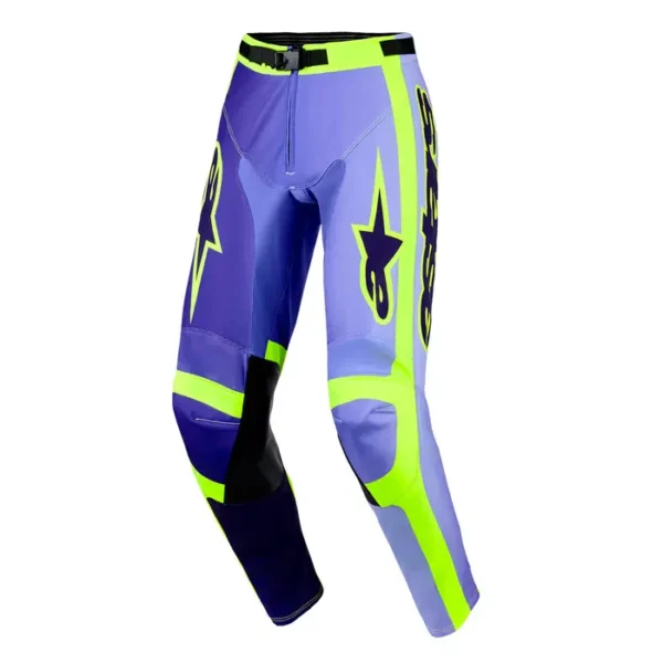 CALCA ALPINESTARS RACER PORTL ROXO AMARELO FLUO 42