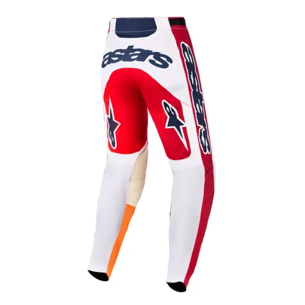 Alternative view of CALCA ALPINESTARS RACER PORTL VERMELHO CINZA CLARO CINZA 48