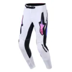 CALCA ALPINESTARS SUPERTECH AFD VISTA BRANCO ROXO PRETO 46