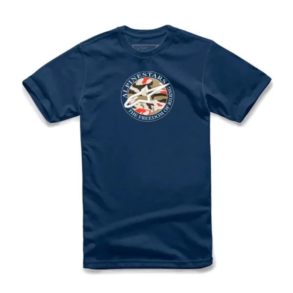 CAMISETA ALPINESTARS DOT CAMO AZUL MARINHO G