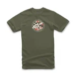 CAMISETA ALPINESTARS DOT CAMO VERDE MILITAR G