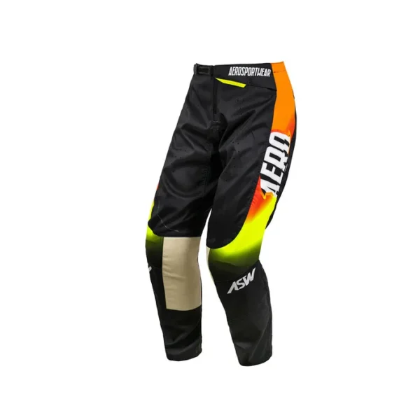 CALCA ASW PODIUM GHOST PRETO VERMELHO AMARELO FLUO 48