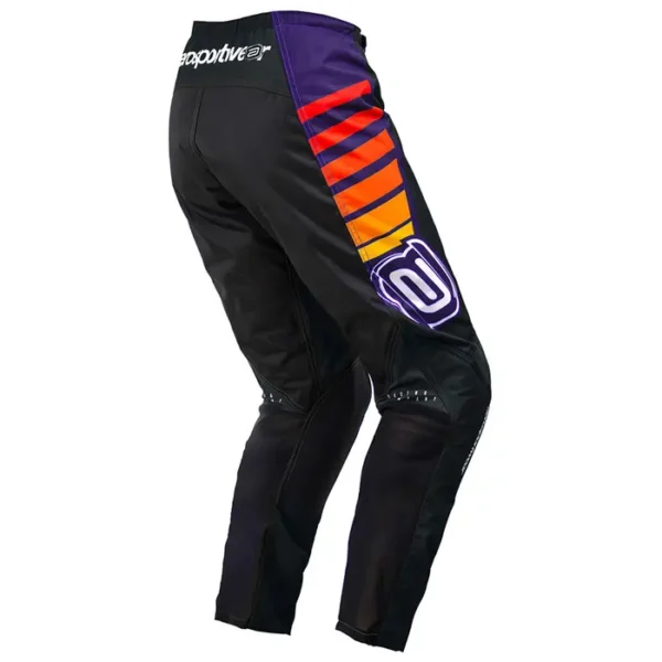 Alternative view of CALCA ASW IMAGE RELAY FEMININO PRETO ROXO AMARELO FLUO 40