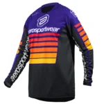 CAMISA ASW IMAGE RELAY FEMININO PRETO ROXO AMARELO FLUO M