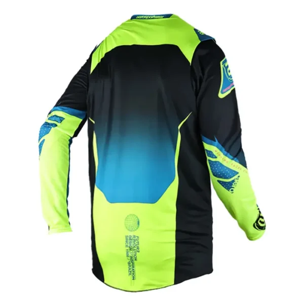 Alternative view of CAMISA ASW CONCEPT GENESIS PRETO PETROLEO AMARELO FLUO
