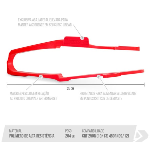 Alternative view of GUIA DE CORRENTE DIANTEIRO CRF 250R (10/13) 450R (09/12)